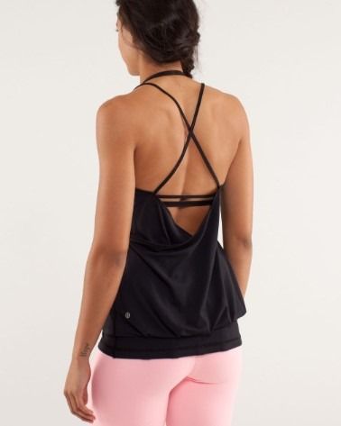 FREE SF! Lululemon Flow II Tank Top Size 6 (Preloved) FREE SHIPPING! (Category: Activewear) located in Iligan City. Submitted by Memag (Listing ID 1446753248, Image 2). Description: *FREE SHIPPING! *Seller is not an expert to authenticate the item. *lightly used *fabric - Micro Diamond Mesh, luon® *with pockets for optional, removable cups (pads/cups not included) *issue - few snags *size - 6 *Due to lighting, color may vary from actual. *MOP - G