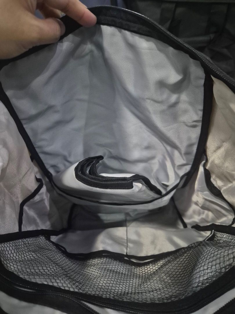 Makati Medical Center MMC Backpack Bag (Category: Backpacks) located in Quezon City. Submitted by shopus2mnl (Listing ID 1446811554, Image 2). Description: - Authentic Makati Medical Center backpack - Stylish beige and grey colorway - Front pocket with embroidered MMC logo - Convenient side mesh pockets for water bottles - Spacious main compartment with internal pockets for organization - Ideal for everyday use, school, or travel.