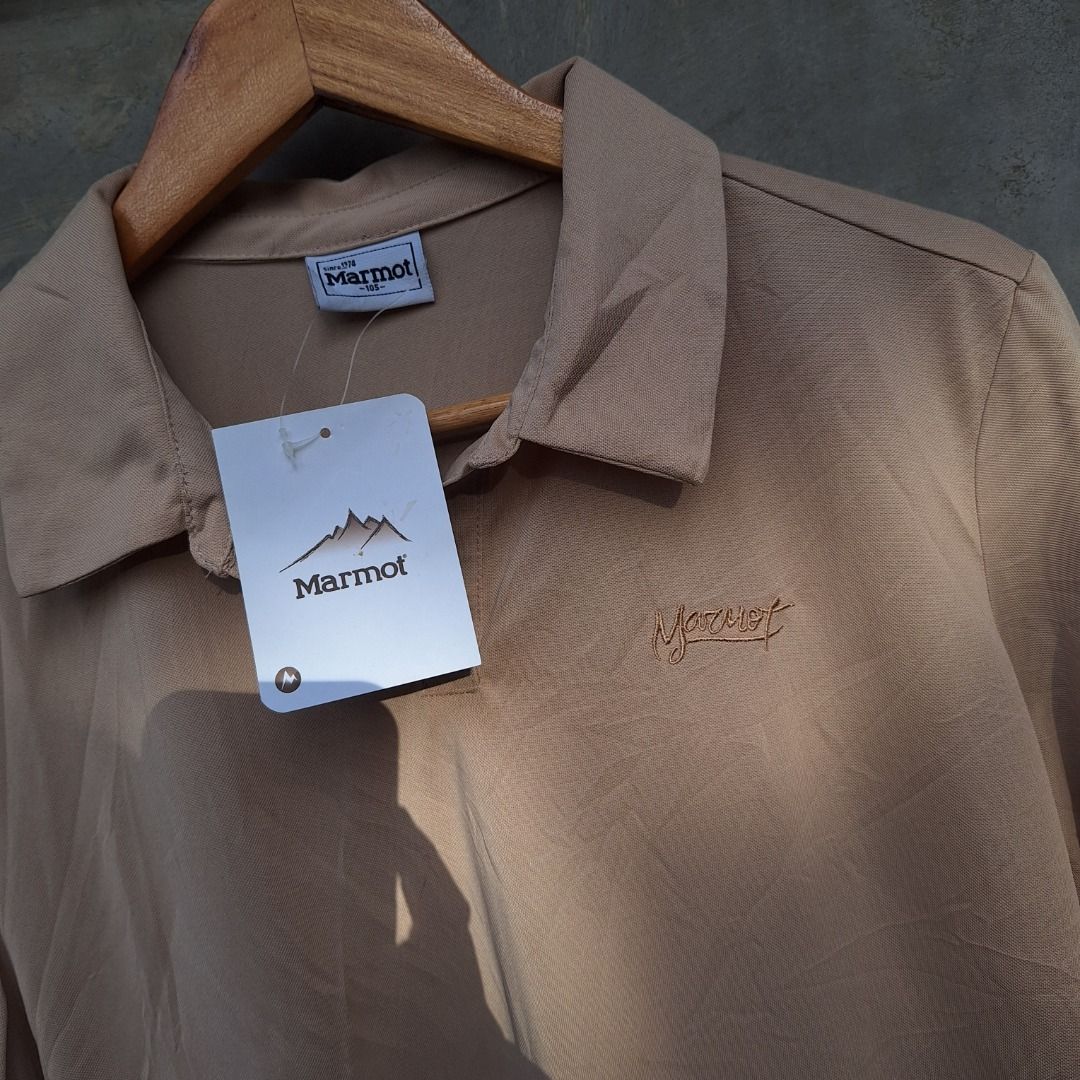 Marmot Polo Shirt (Category: Tshirts & Polo Shirts ) located in Calatrava. Submitted by freecyclethreads (Listing ID 1446801610, Image 2). Description: Marmot Polo P350 + shipping fee ➡️ Brand new with hang tag ➡️ size: 105 (26.5 x 20) ➡️ shipping nationwide. 📌 Note: Color may vary due to lighting. Payment first only. No cod/cop..