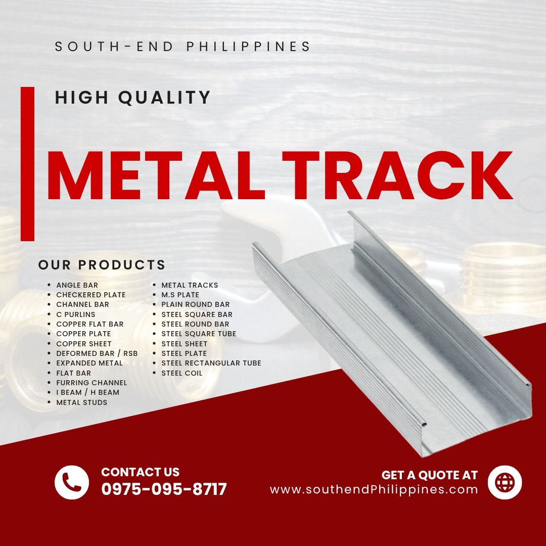 Metal Track / Wall Framing / Metal Stud System / Steel Construction (Category: Everything Else Others) located in Caloocan City. Submitted by lauda_southend (Listing ID 1446762971, Image 1). Description: 𝕆ℕ 𝕊𝕋𝕆ℂ𝕂 – ℍ𝕚𝕘𝕙-ℚ𝕦𝕒𝕝𝕚𝕥𝕪 𝕀𝕟𝕕𝕦𝕤𝕥𝕣𝕚𝕒𝕝 & ℂ𝕠𝕟𝕤𝕥𝕣𝕦𝕔𝕥𝕚𝕠𝕟 𝕄𝕒𝕥𝕖𝕣𝕚𝕒𝕝𝕤 𝕃𝕠𝕠𝕜𝕚𝕟𝕘 𝕗𝕠𝕣 𝕢𝕦𝕒𝕝𝕚𝕥𝕪 𝕔𝕠𝕟𝕤𝕥𝕣𝕦𝕔𝕥𝕚𝕠𝕟 𝕒𝕟𝕕 𝕙𝕒𝕣𝕕𝕨𝕒𝕣𝕖 𝕞𝕒𝕥𝕖𝕣𝕚𝕒𝕝𝕤? 𝕎𝕖 𝕤𝕦𝕡𝕡𝕝𝕪 𝕒 𝕨𝕚𝕕𝕖 𝕣𝕒𝕟