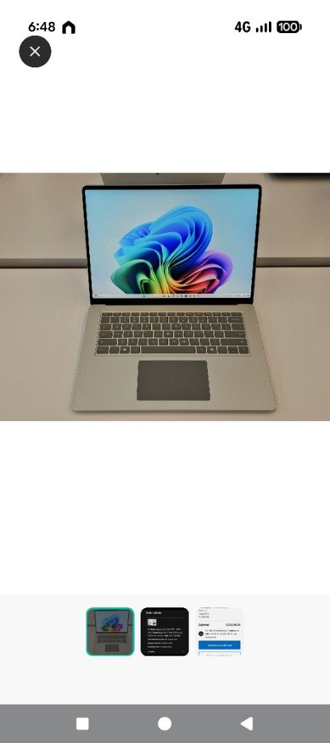 Microsoft Surface Laptop 512GB, 16Gb Copilot+ PC 13.8"