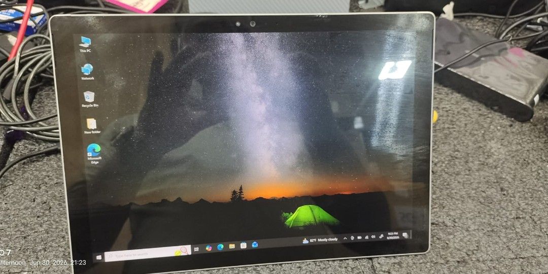 Microsoft surface Pro (Category: Laptops & Notebooks) located in Singapore. Submitted by fojlahosanrabbi2015 (Listing ID 1446861713, Image 3). Description: Surface Pro 4 💥 Processor Core i5 💥Ram 8gb 💥SSD 256gb NVMe ✅ 💥 Model: Microsoft surface Pro 4 💥Bluetooth ✅ 💥WiFi ✅ 💥Camera ✅ 💥 Batery excellent ✅ 💥Windows :-11pro 💥Microsoft Office-2021✅ 💥Excel ✅ 💥 PowerPoint ✅ 💥Word ✅ 💥 Access ✅🌹 💥 💥 Mouse:- 🖱️✅ 💥Power Adapter ✅ 💥Condition
