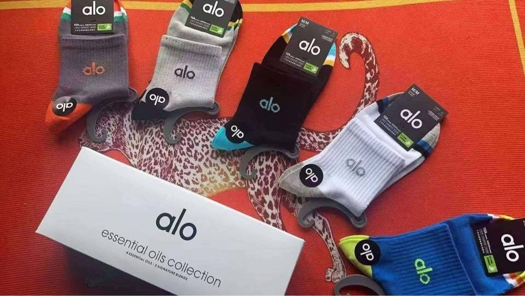 Miu Miu & Alo Collection Socks Set (Category: Socks & Tights) located in Makati City. Submitted by nixxx000 (Listing ID 1446741082, Image 2). Description: - Set includes Miu Miu pastel socks and Alo essential socks. - Both brands are known for their premium quality. - Ideal for everyday wear or as a thoughtful gift. - Socks are ankle or half-crew length. - Comes with boxes..