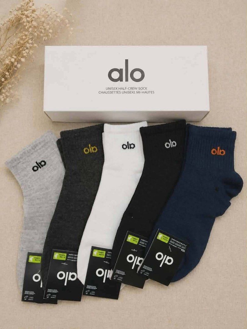 Miu Miu & Alo Collection Socks Set (Category: Socks & Tights) located in Makati City. Submitted by nixxx000 (Listing ID 1446741082, Image 3). Description: - Set includes Miu Miu pastel socks and Alo essential socks. - Both brands are known for their premium quality. - Ideal for everyday wear or as a thoughtful gift. - Socks are ankle or half-crew length. - Comes with boxes..