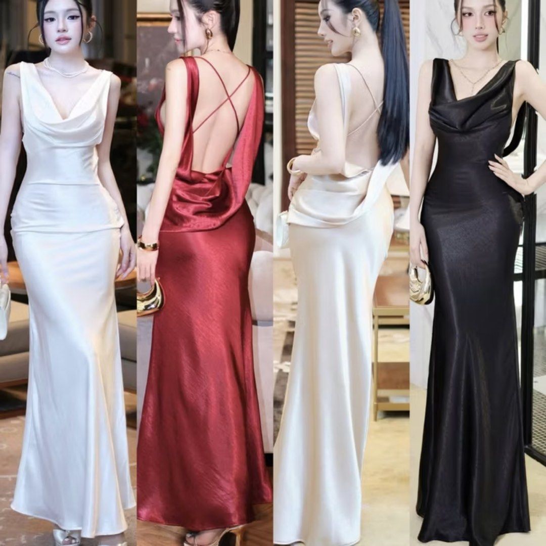 MMUSE Store (Vietnam) Red Dress (Category: Evening dresses & gowns) located in Manila. Submitted by 6chocnut9 (Listing ID 1446859941, Image 1). Description: - Used once in an event - Bought directly from the store (2,5k) - Size M but can fit small since vietnams sizing is for petites - Lalamove or Jnt, can do meet up but only manila or cavite area.