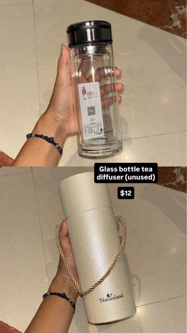 Natureland Glass Bottle Tea Diffuser496634859650426880