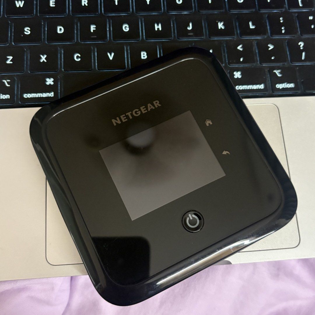 NETGEAR Nighthawk M5 MR5200 5G Mobile Router (Category: Networking) located in Makati City. Submitted by valentine444 (Listing ID 1446856770, Image 1). Description: Slightly negotiable (Retails for 40.000-50.000) No Charger RFS: Decluttering 📍 Acqua Residences, Mandaluyong Netgear Nighthawk M5 MR5200 5G Mobile Router - Supports blazing-fast 5G internet - Wi-Fi 6 enabled for superior wireless performance - Compact design with a status screen - Ea