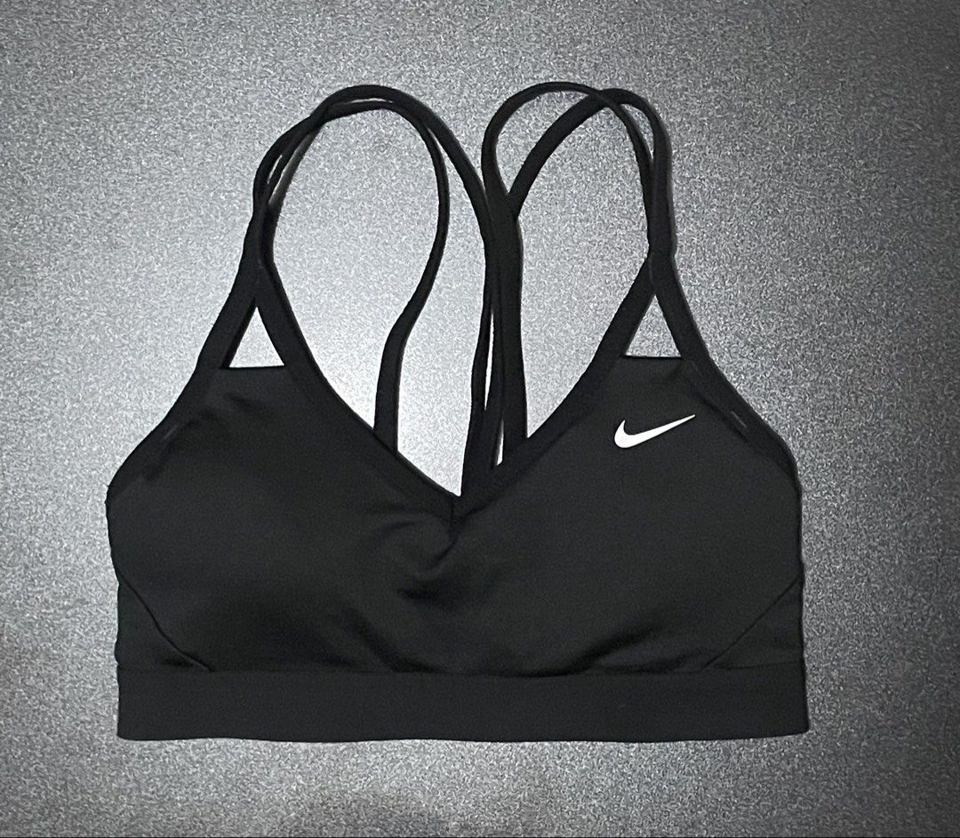 Nike Pro Indy light supports black bra ~ S (Category: Activewear) located in Manila. Submitted by maefinds.ph (Listing ID 1446817073, Image 1). Description: - still in excellent condition, good as new. - padded, with pad-slots -Size on tag: S (goods din for xs) ~PM for more details and pictures.