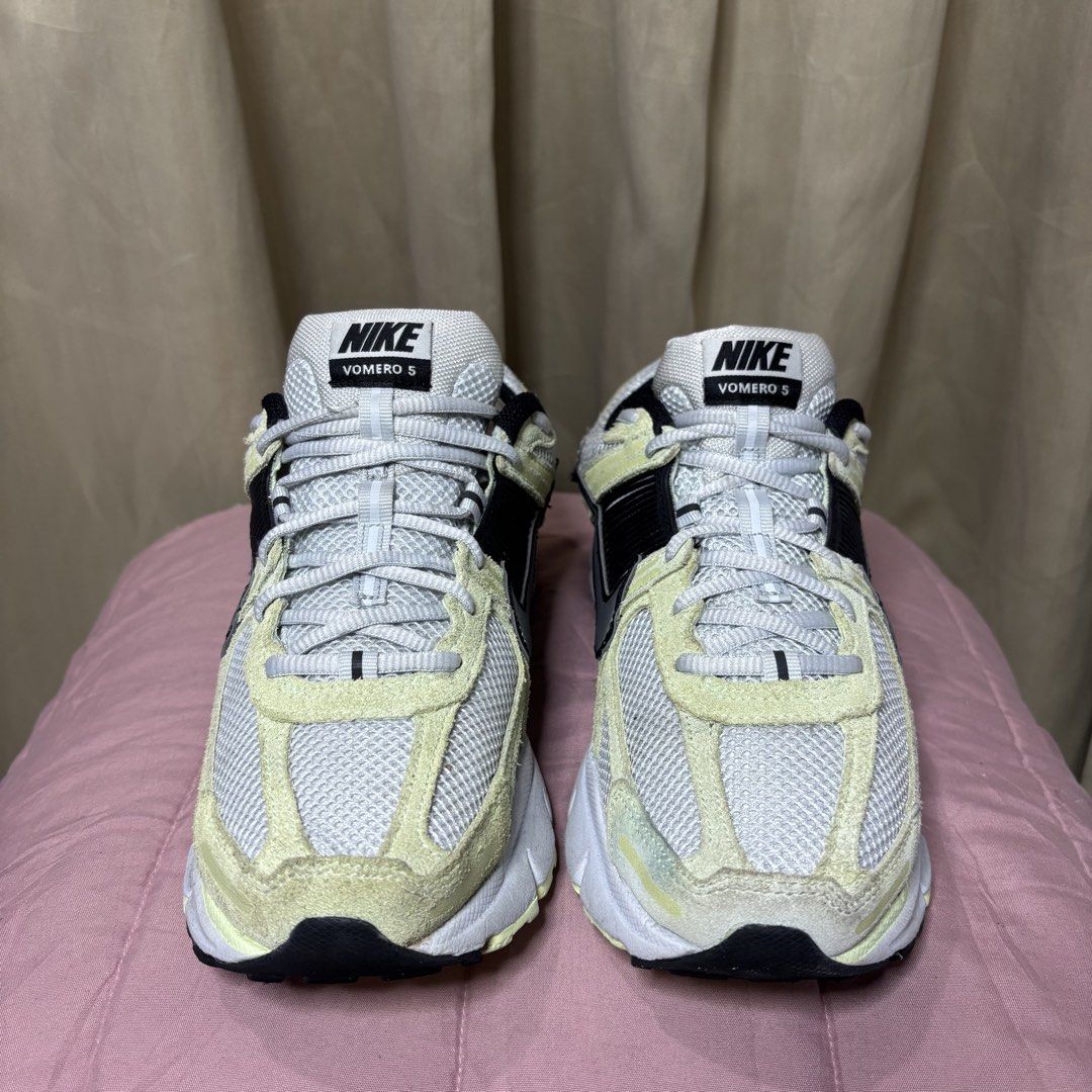 Nike Vomero 5 "Light Bone" "Volt" "Black" Sneakers (Category: Sneakers) located in Banga. Submitted by akosiloco (Listing ID 1446844537, Image 2). Description: - Nike Vomero 5 "Bowerman Series" - Colorway: Light Bone, Volt, Black - Size: US 8 (UK 7, EUR 41, CM 26) - Ideal for running and casual wear - Limited availability - get them now!.