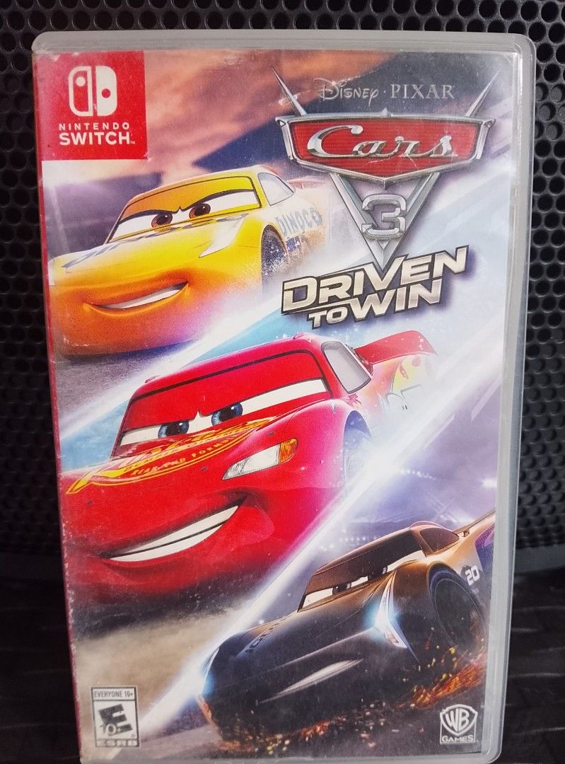 Nintendo Switch Cars 3 Driven to Win Game (Category: Nintendo) located in Manila. Submitted by clydeliong69308 (Listing ID 1446786176, Image 1). Description: - Disney Pixar Cars 3: Driven to Win for Nintendo Switch - Race with Lightning McQueen and your favorite characters - Features over 20 unique racing cars - Explore more than 20 exciting tracks - Enjoy solo play or multiplayer fun with friends - Comes with the game cartridge and original case