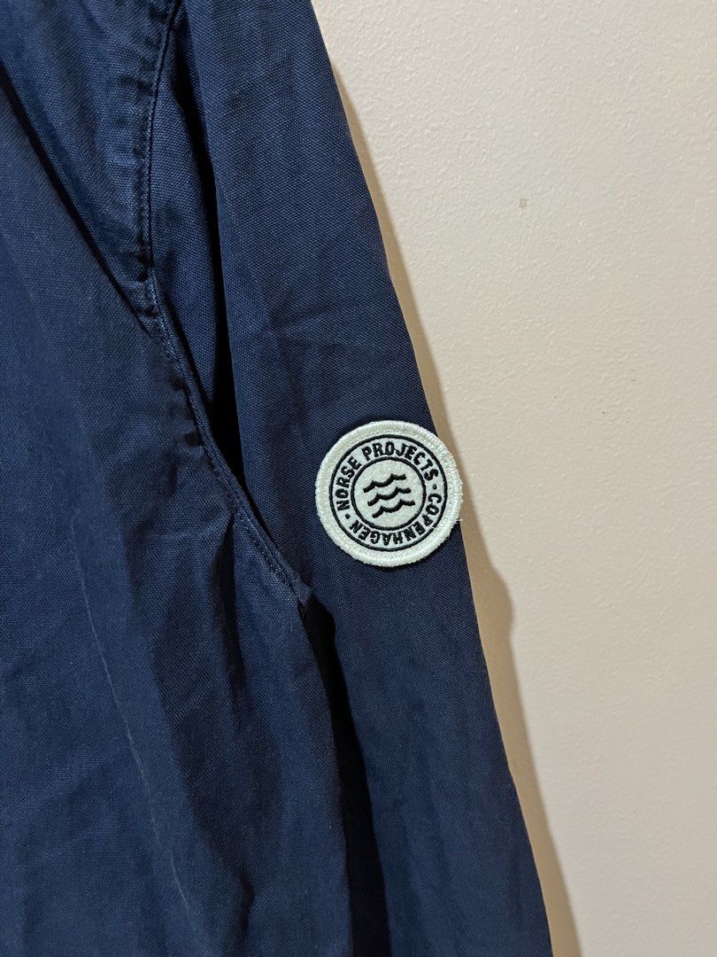 Norse Projects Nunk Sports Jacket (Category: Coats, Jackets and Outerwear) located in Agdangan. Submitted by excommunicado_ (Listing ID 1446785109, Image 2). Description: Norse Projects Nunk Sports Jacket Size medium on tag Dimensions: Pit to pit - 21” Length - 27” Sleeve - 25.5” Shoulder - 18” Hem - 21” Very good used condition No issue Note: Feel free to ask questions before purchasing.