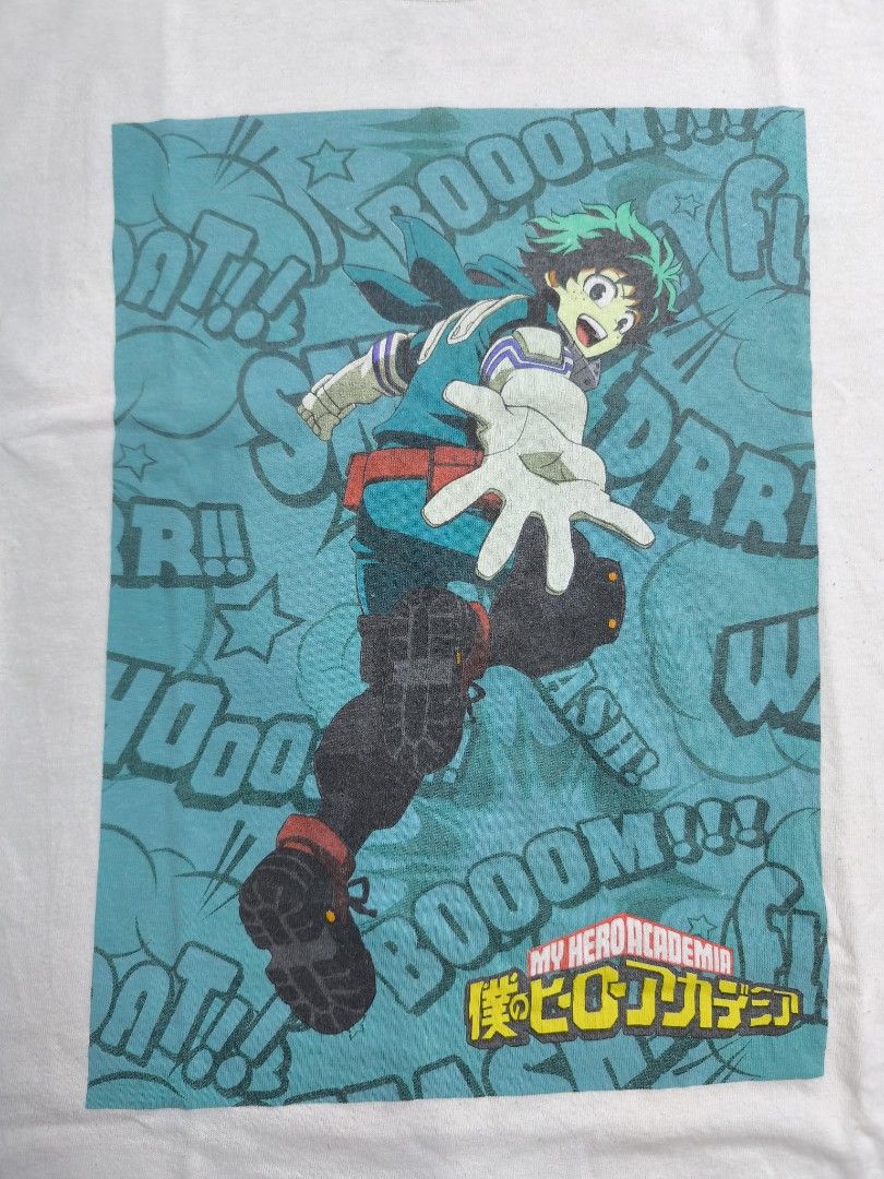 Official My Hero Academia Deku Comic Panel Graphic Tee By GEE (Category: Tshirts & Polo Shirts ) located in Bontoc. Submitted by curated_fades (Listing ID 1446896879, Image 2). Description: 19 x 27 Light stain Hairline Crackprints minimal lints.