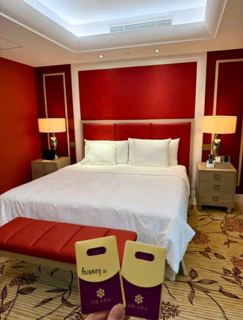 OKADA ROOM VOUCHER (Category: Vacation Rentals) located in Manila. Submitted by aubrey.hotelvoucherseller (Listing ID 1446881913, Image 2). Description: Okada Manila Voucher Room •Legit & Trusted •Affordable VIP Voucher Booking •Available Anytime •Deluxe Room & Suites Available •Breakfast Included Message me for sure booker.❣️.