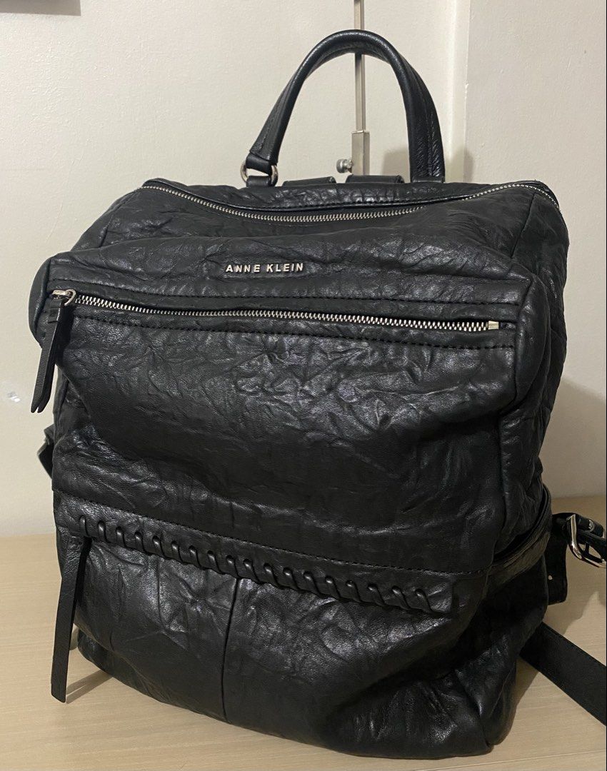 ON SALE: Anne Klein Distressed Leather Backpack (Category: Backpacks) located in Cavite. Submitted by chubbsavenue (Listing ID 1446819018, Image 3). Description: .