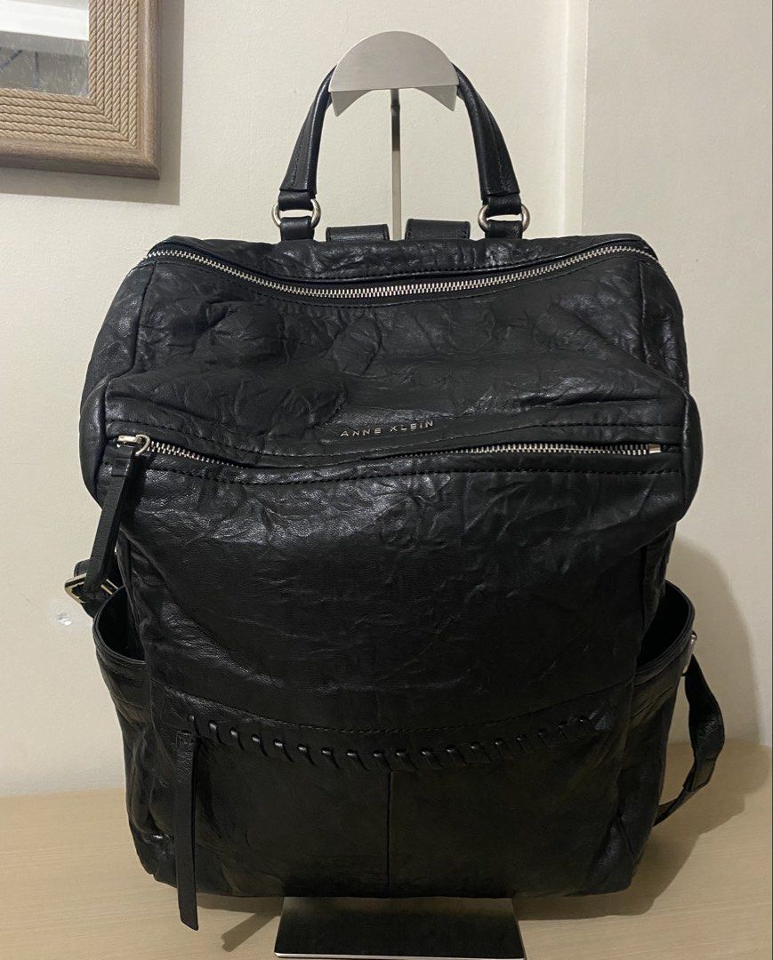 ON SALE: Anne Klein Distressed Leather Backpack (Category: Backpacks) located in Cavite. Submitted by chubbsavenue (Listing ID 1446819018, Image 2). Description: .