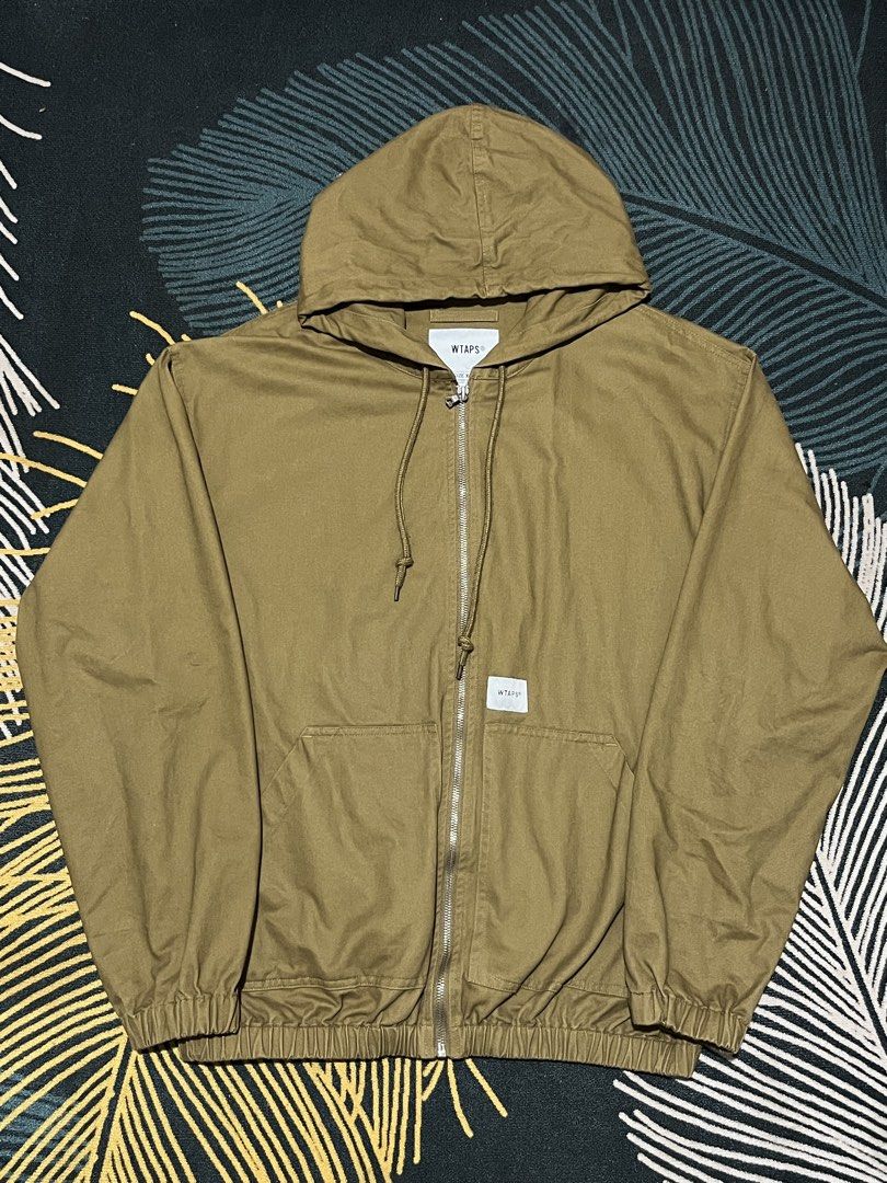Pleasures Fleece Jacket & WTAPS Hooded Jacket Bundle (Category: Coats, Jackets and Outerwear) located in Baguio. Submitted by hustleeciti (Listing ID 1446748075, Image 2). Description: As pack Deal: - Jacket 1: Pleasures blue plaid fleece jacket with zip-up front and chest pocket. Medium on tag fits like large Dimensions: 28x23 Price :2800 - SOLD - Jacket 2: WTAPS khaki hooded jacket featuring a full zip and a large WTAPS embroided on the back. S