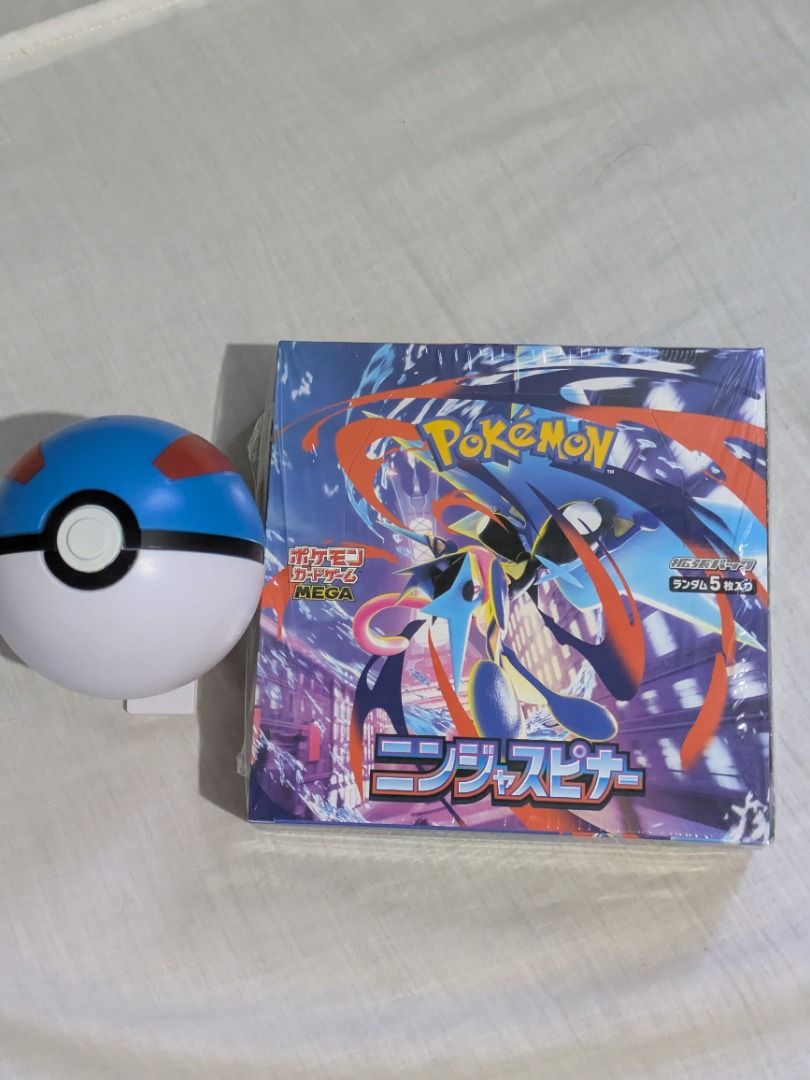 Pokemon Mega Ninja Spinner Booster Box (Category: Card Boxes & Cases) located in Manila. Submitted by yomel.a (Listing ID 1446911515, Image 1). Description: - Sealed Pokemon TCG Booster Box.