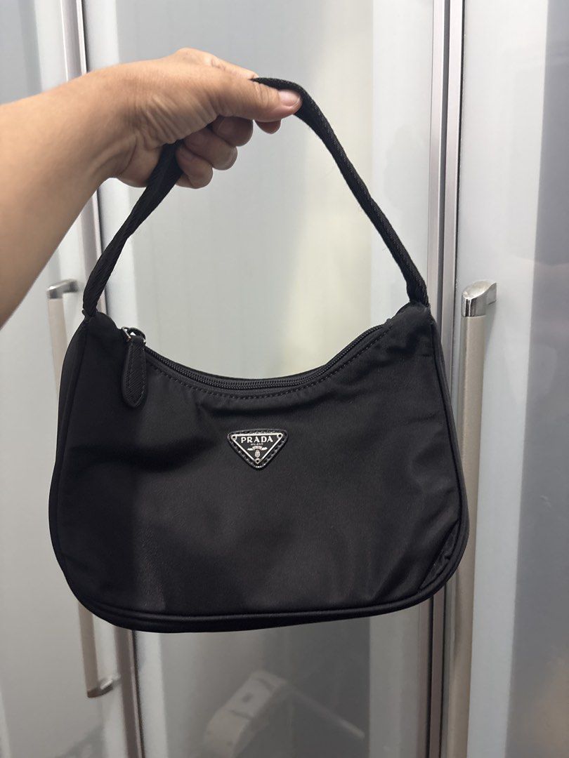 Prada Black Nylon Shoulder Bag (Category: Luxury Bags & Wallets) located in Pasig City. Submitted by myprelovedcollectibles (Listing ID 1446827619, Image 3). Description: .