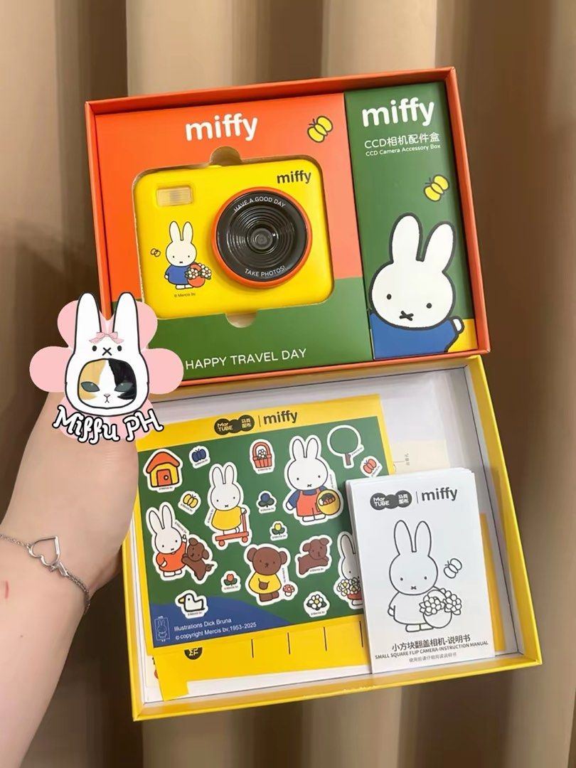 (PREORDER) Miffy Digital Flip Camera (Category: Cameras) located in Caloocan City. Submitted by miffuph (Listing ID 1446746473, Image 3). Description: 🐇 Miffy Digital Flip Camera! 🟢 [OPEN] • Preorder! Super nice for the price, available in 2 colors! Actual photos po ito, onhand from preorder hihi. ❗️Price starts at 2,500 🫰🏻DM for full pricelist 🌸 50% DP • ETA less than 14 days! For reviews & feedback, check our highlights on Tiktok @miffuph 