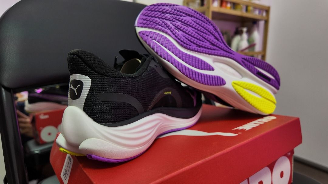 Puma Velocity Nitro 3 (Women's) (Category: Sneakers) located in Manila. Submitted by jixonj (Listing ID 1446846701, Image 3). Description: Puma Velocity Nitro 3 (Versatile Daily Trainers) Colorway: Black/Purple Size: US Womens 8 Condition: BRANDNEW w/ OG BOX! Location: Sampaloc, Manila SRP: ₱7,600 ❌❌❌❌ My Price: ₱4,000 ✅✅✅ Guaranteed Authentic! 💯.