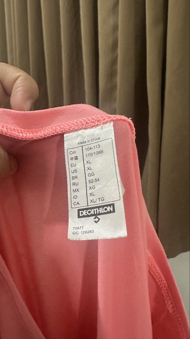 Quechua Pink Shirt (XL) (Category: Activewear) located in Angeles City. Submitted by dbydonna (Listing ID 1446885101, Image 3). Description: .