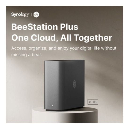 Refurbished Synology BeeStation Plus 8TB NAS Server (BST170-8T) (Category: Hard Disks & Thumbdrives) located in Quezon City. Submitted by parabellum_outlet (Listing ID 1446796812, Image 3). Description: Create your own private cloud with the Synology BeeStation Plus. Designed for home users, families, and small teams, it provides an easy way to store, organize, and back up your photos, videos, documents, and other important files without relying 