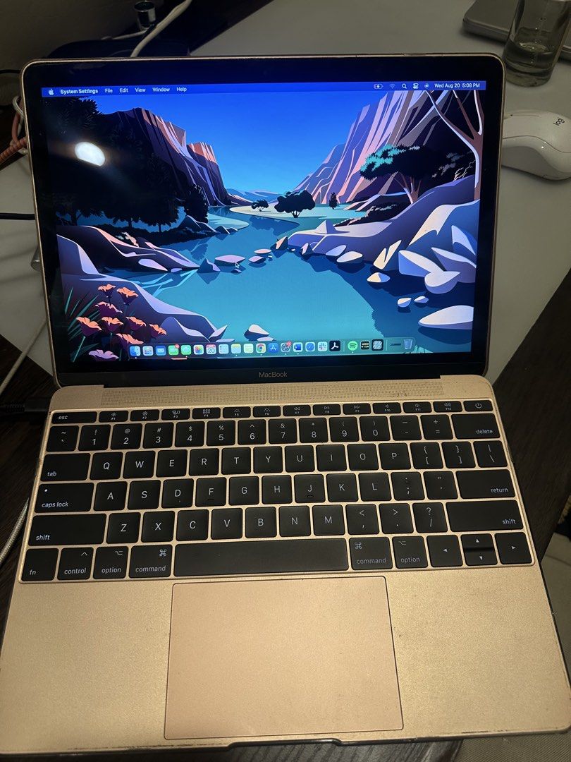 Rush! Apple MacBook 12-inch Rose Gold (Category: Laptops & Notebooks) located in Quezon City. Submitted by flores09 (Listing ID 1446816766, Image 3). Description: - Rose Gold 12-inch MacBook - Runs macOS Ventura - 8GB RAM - 1.2GHz Intel Core m3 Processor - Ideal for everyday tasks and portability - Stickers on lid (removable) - Clear screen and good keyboard condition - screen is a bit static but still all in good condition (see picture) - price 