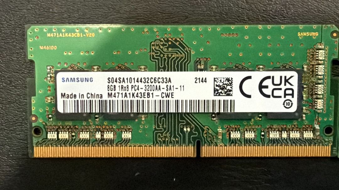 Samsung 8GB DDR4 RAM PC4-3200AA Module For Sale