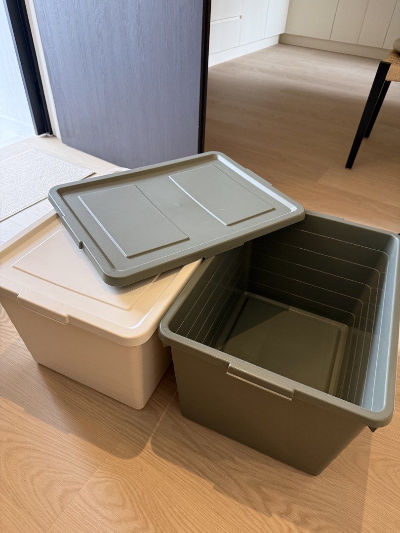 Stackable Plastic Storage Boxes with Lids For Sale496481671976724480
