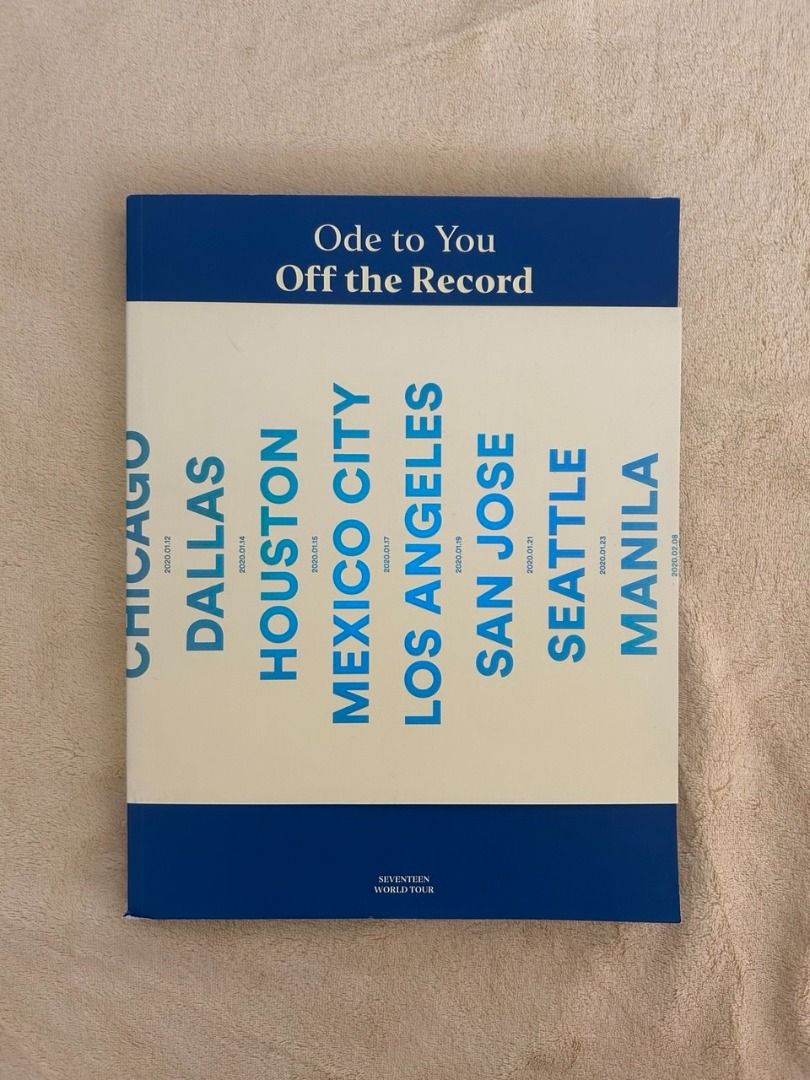 Seventeen Ode To You Off the Record Inclusions (Category: K-Wave Merchandise) located in Muntinlupa City. Submitted by repurposisters (Listing ID 1446750343, Image 1). Description: Seventeen Ode To You Off the Record Photobook & Inclusions Photobook (w/flaws)-PHP 300 Photocards-PHP 100 each ✅ Woozi ✅ DK ✅ Seungkwan ✅ Dino MOP: Gcash DM me for more details .