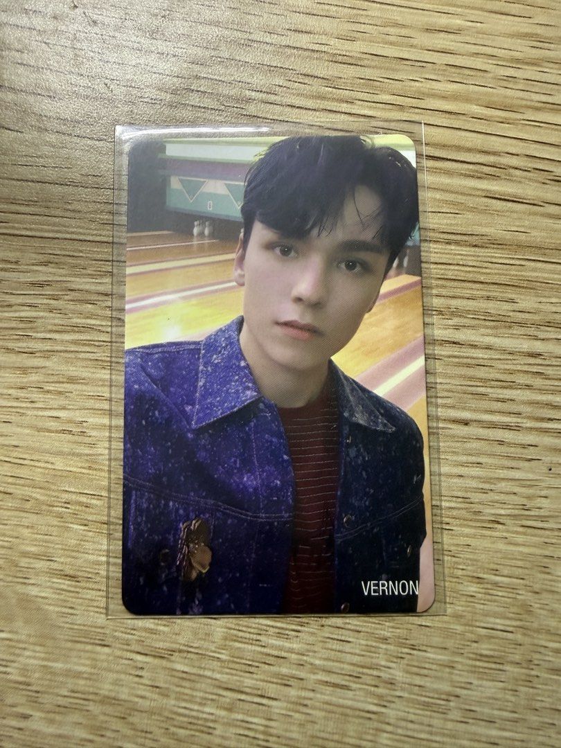 SEVENTEEN Vernon Kpop Photocards POB (Category: K-Wave Merchandise) located in Naga. Submitted by soonhaoo (Listing ID 1446842650, Image 2). Description: - Official SEVENTEEN Vernon photocards POB - Perfect for any Carat! - Feel free to ask questions Prices per pc.