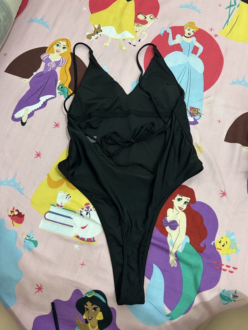 Shein Black sexy one piece size large (Category: Bikinis & Swimsuits) located in Angeles City. Submitted by TheAuthenticcorner2018 (Listing ID 1446800278, Image 2). Description: -like new condition -with padding -no flaws.
