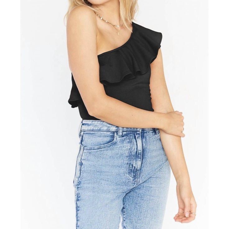 SIXTYEIGHT one-shoulder knit top (Category: Others Tops) located in Valenzuela. Submitted by andreaaah (Listing ID 1434104968, Image 1). Description: L18 B31.