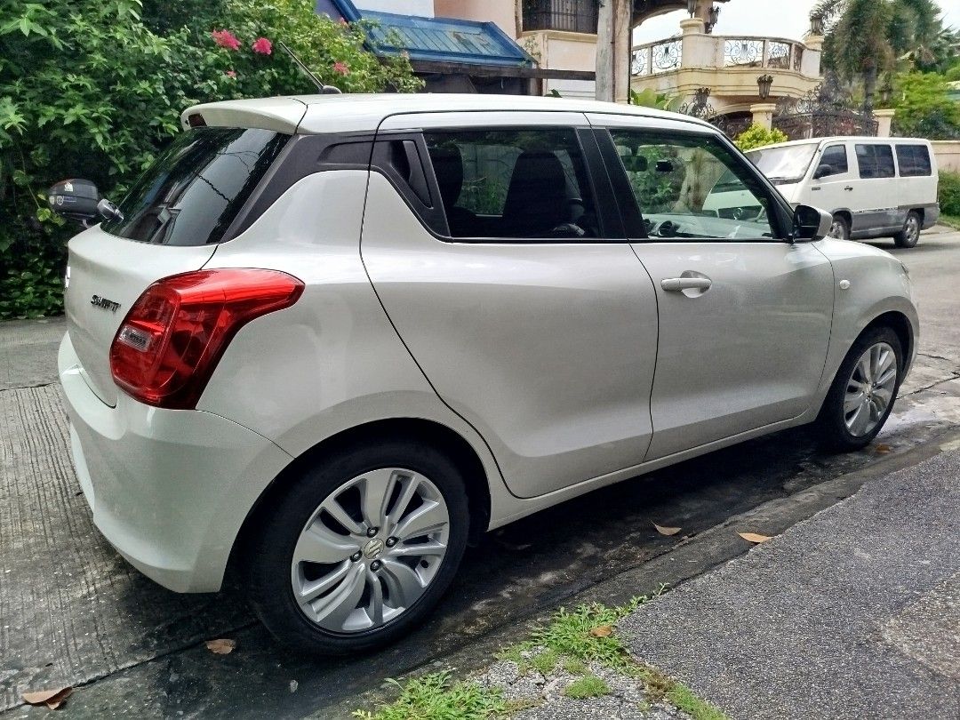 Suzuki Swift 1.2 (A) (Category: Used Cars) located in Quezon City. Submitted by crci12 (Listing ID 1378178851, Image 2). Description: 2020 Suzuki Swift GL 1.2 CVT - In very good running condition (everything is working properly) - Very fuel efficient - Cold aircon - Currently at 34k+ kms original mileage - Complete service records since day 1 - Complete original documents including deed of sale from 1st owner to me (I am the 2nd owner but documen