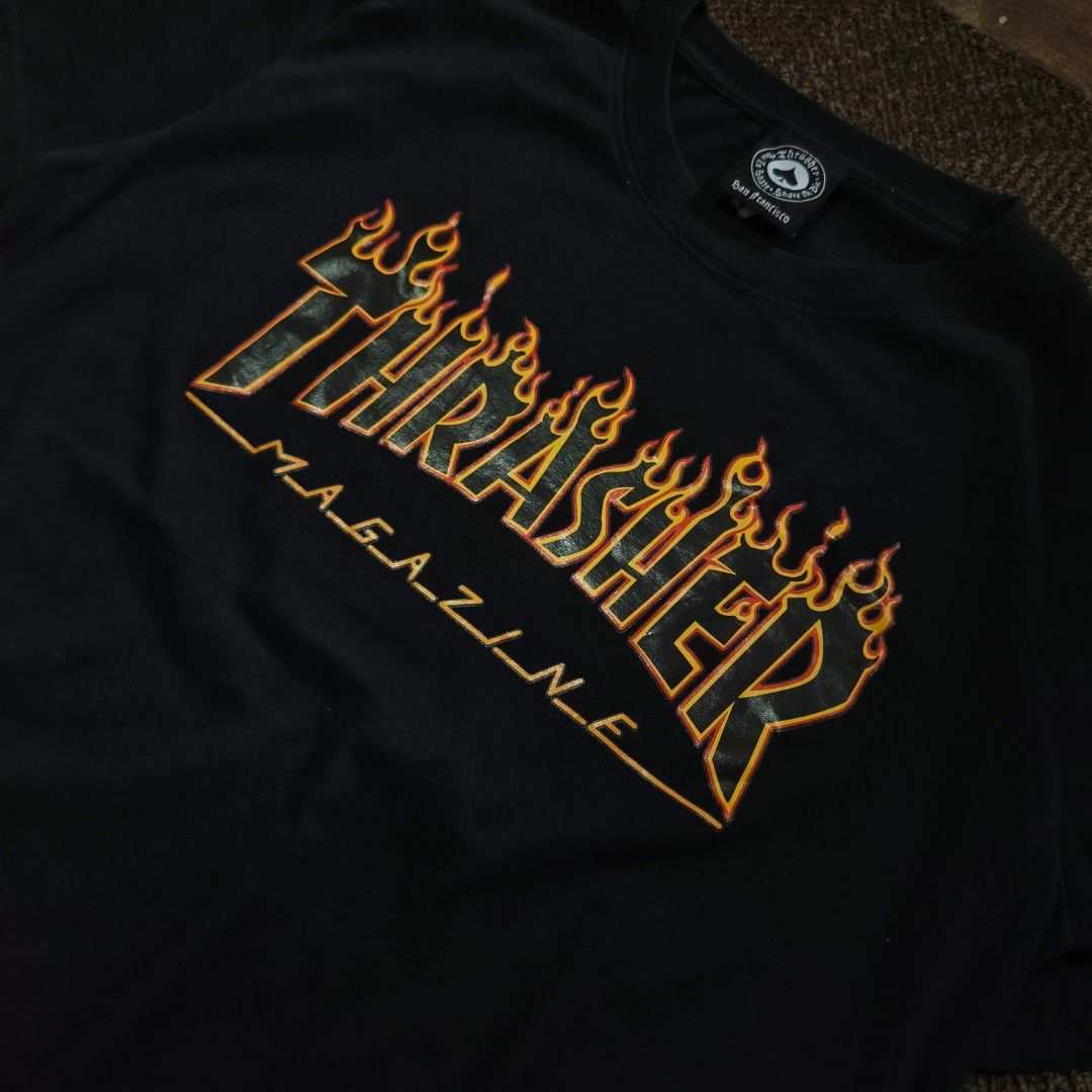 Thrasher Richter Tee (Category: Activewear) located in Paranaque City. Submitted by maza_lito (Listing ID 1446832359, Image 2). Description: Size: Medium Dimes: 26 L X 19 w Color Rate: 9.5/10 Mine: 599 + shipping fee If you Interested Just Send me a Dm📥.