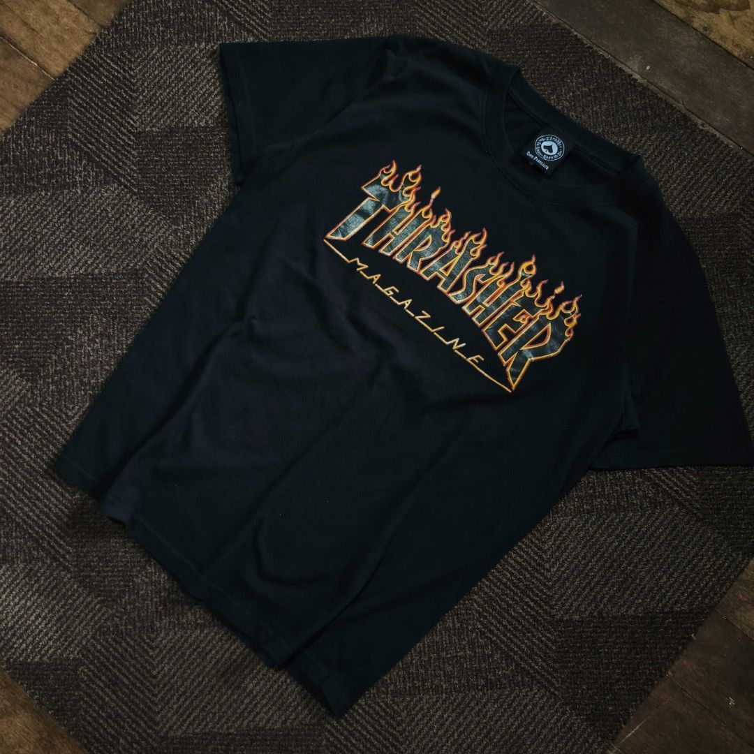 Thrasher Richter Tee (Category: Activewear) located in Paranaque City. Submitted by maza_lito (Listing ID 1446832359, Image 1). Description: Size: Medium Dimes: 26 L X 19 w Color Rate: 9.5/10 Mine: 599 + shipping fee If you Interested Just Send me a Dm📥.