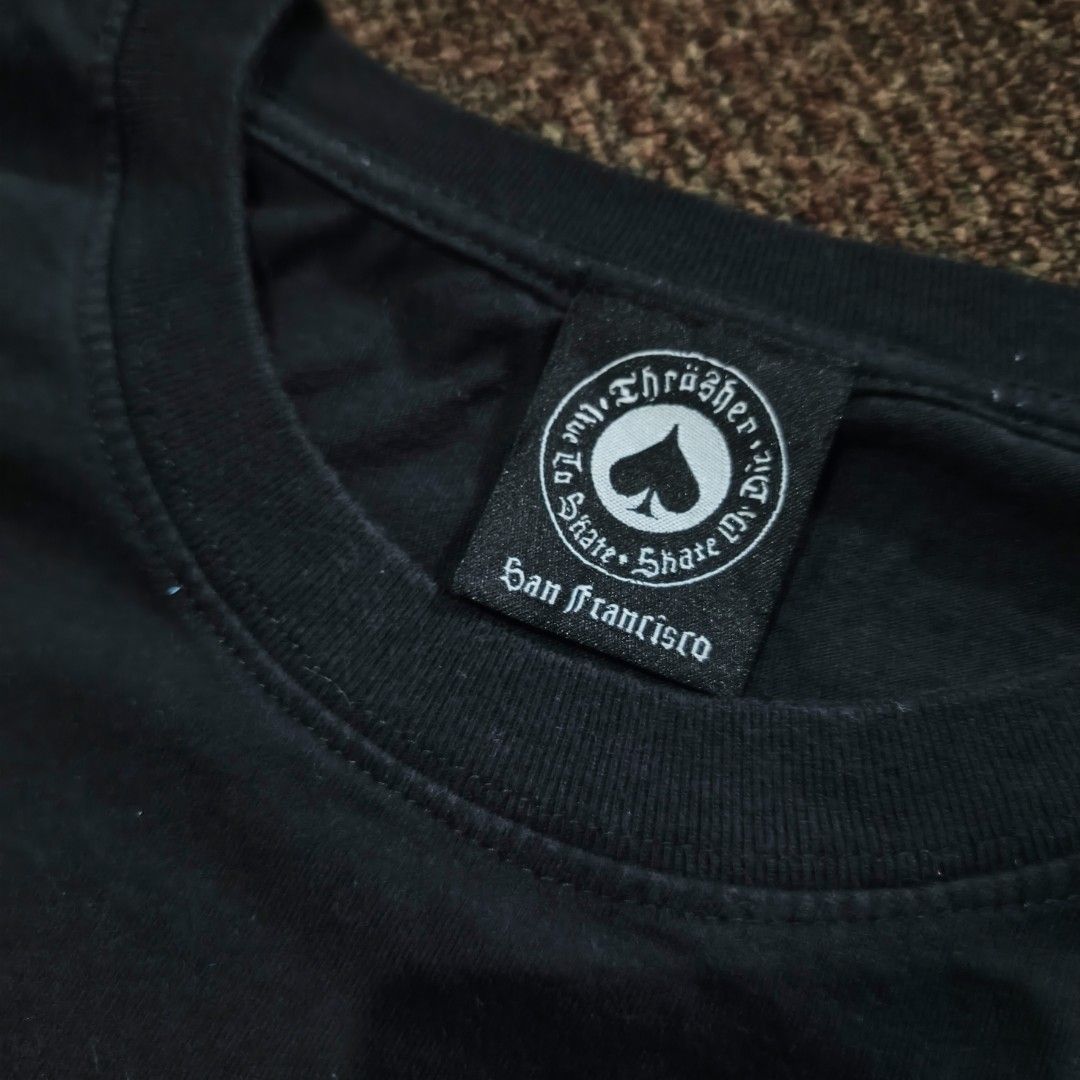 Thrasher Richter Tee (Category: Activewear) located in Paranaque City. Submitted by maza_lito (Listing ID 1446832359, Image 3). Description: Size: Medium Dimes: 26 L X 19 w Color Rate: 9.5/10 Mine: 599 + shipping fee If you Interested Just Send me a Dm📥.