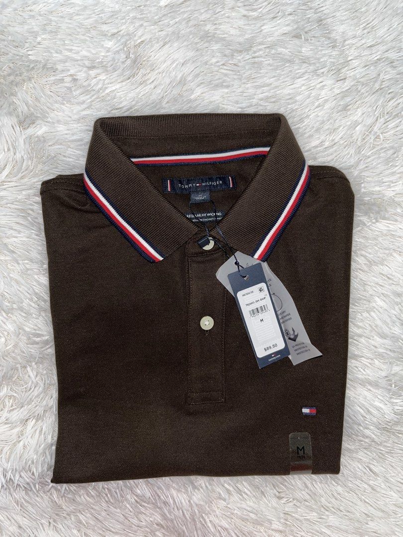 Tommy Hilfiger Men Polo Shirt Medium (Category: Tshirts & Polo Shirts ) located in Caloocan City. Submitted by rr_originalfinds (Listing ID 1446770502, Image 1). Description: Regular Fit Stretch.