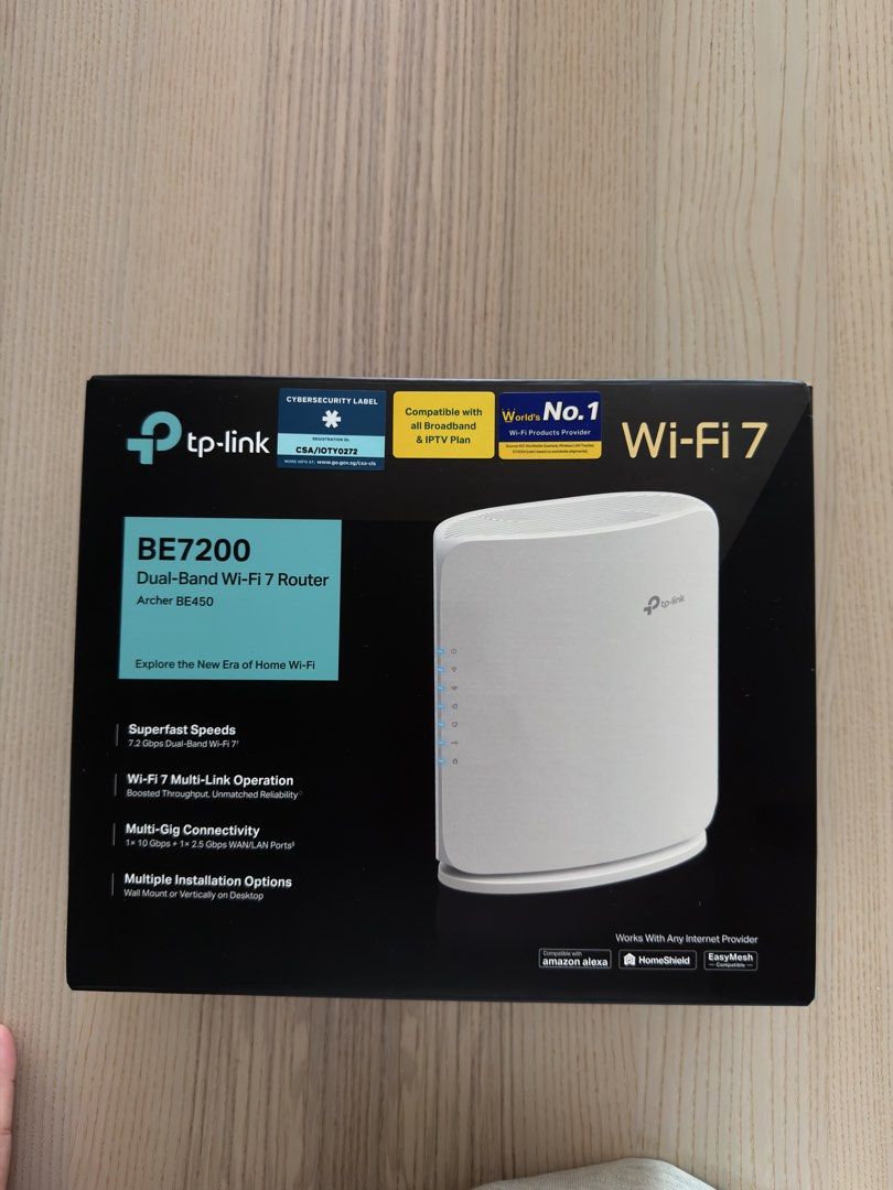TP-Link BE7200 Wi-Fi 7 Router Like New For Sale