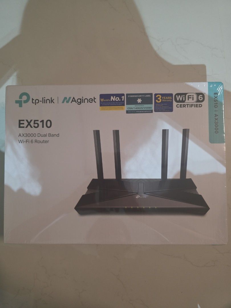 TP-Link EX510 AX3000 Dual Band WiFi 6 Router