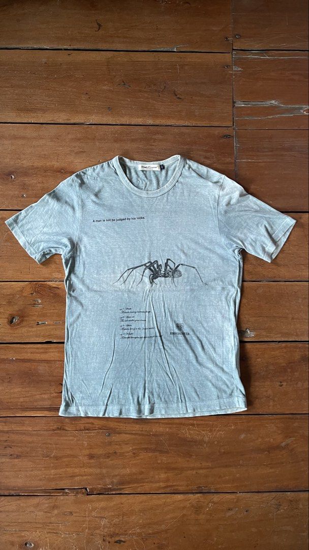 Undercover Spider Tee (Category: Tshirts & Polo Shirts ) located in Batangas. Submitted by pyrex_13 (Listing ID 1446749448, Image 1). Description: Either SS06 or SS08 Undercover 3k shipped size 2 fits medium dyed it black last pic for reference only width: 19.5” length: 27.5”.