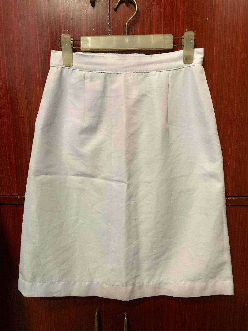 UST Medtech FOP Type A Uniform (Category: Sets or Coordinates) located in Manila. Submitted by shelfstory (Listing ID 1446843677, Image 2). Description: - PHP 400 per set (Blouse and Skirt) - 3 SETS AVAILABLE (1,100 IF TAKE ALL) - UST FOP (Medtech / Pharma) Type A Uniform - Good condition - Not from the original supplier of UST Uniform > fabric is thicker > same pockets for the blouse while the skirt also has 2 pockets left and right > same size 
