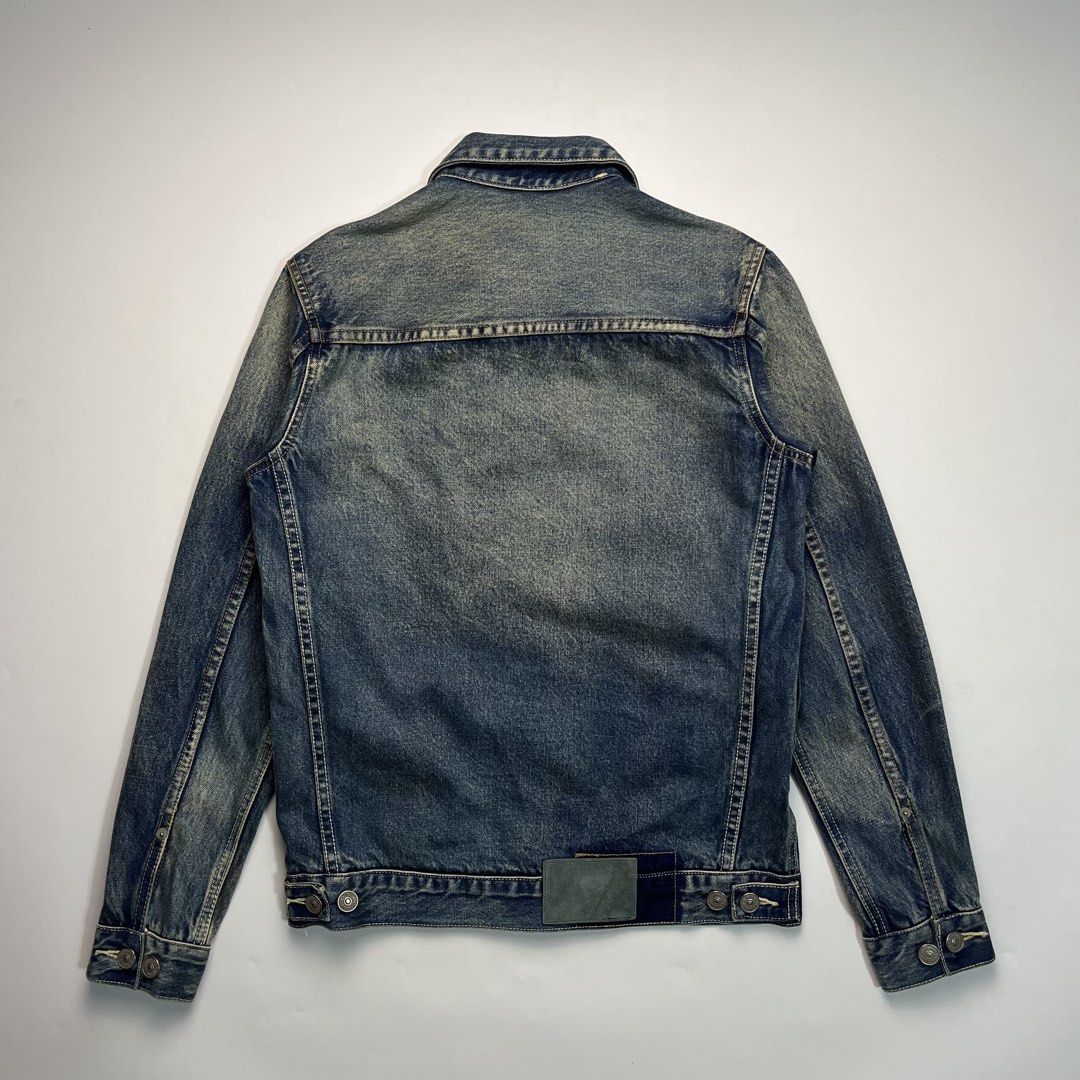 Visvim SS 101 JKT Damaged Indigo Denim Jacket (Category: Coats, Jackets and Outerwear) located in Manila. Submitted by streetsavvy (Listing ID 1446824333, Image 2). Description: Visvim SS 101 JKT Damaged Indigo Denim Jacket Size: 1 Width: 18” Length: 24” Shoulder: 15” Sleeve Length: 23” Hem: 17” Measured in Inches iconic piece of Japanese craftsmanship: the Visvim SS 101 JKT DAMAGED from the legendary 14SS collection. Visvim’s interpretation of t