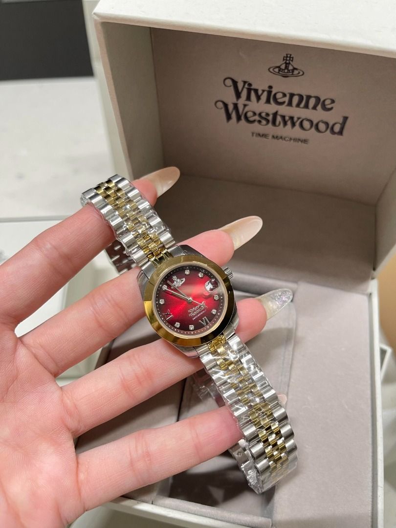 由 lirael.tw (刊登 ID 1446852005，圖片 2) 提交，位於 台中市 (Taichung) 的 全新Vivienne Westwood薇薇安 西太後車厘子手錶 (類別：手錶)，說明：。