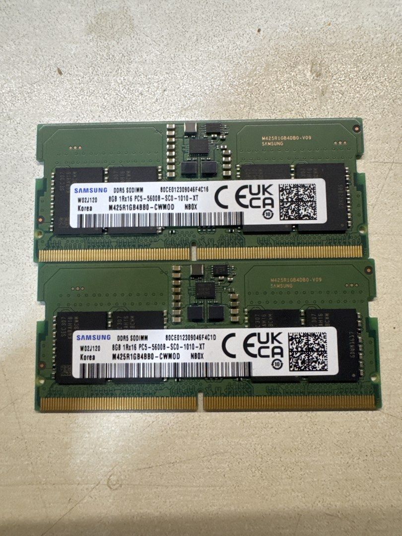 16GB DDR5 SODIMM LAPTOP RAM