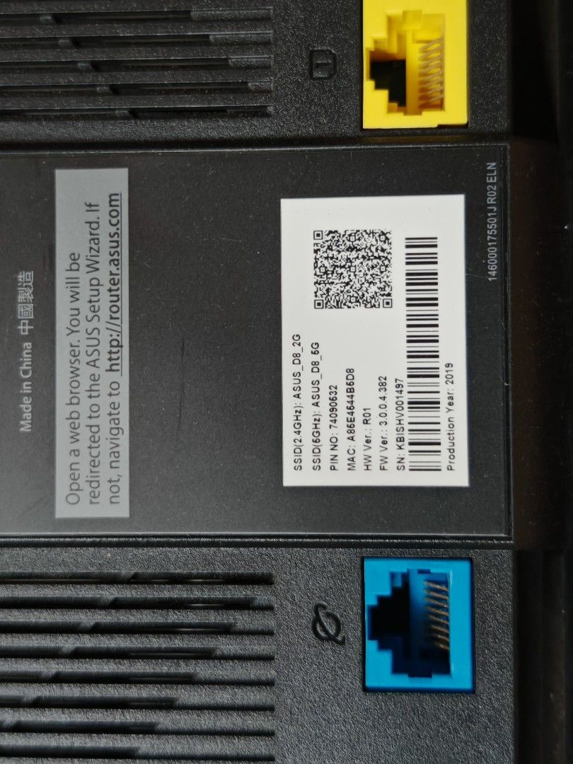 2 units of Asus networking routers.472884662670479362