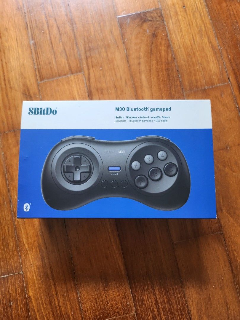 8bitdo m30 bluetooth controller (Category: Controllers) located in Singapore. Submitted by flowerhafin (Listing ID 1441831099, Image 1). Description: 6 buttons controller. use a few times and keep it since long ago..