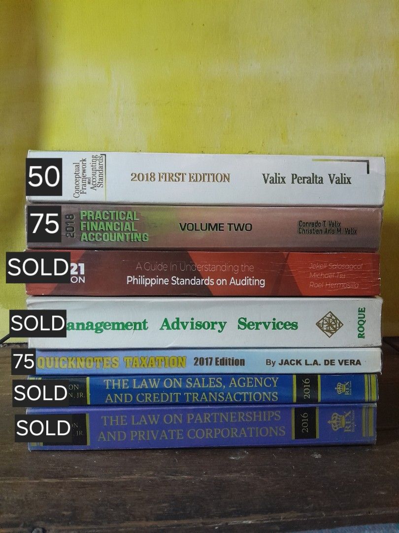 Accounting Books - Various Editions (Category: Textbooks) located in San Juan City. Submitted by aftermath01 (Listing ID 1414512438, Image 2). Description: Preloved Accounting Books for Sale! Location: San Juan, NCR MOP: GCash MOD: Lalamove/Grab (buyer shoulder SF).