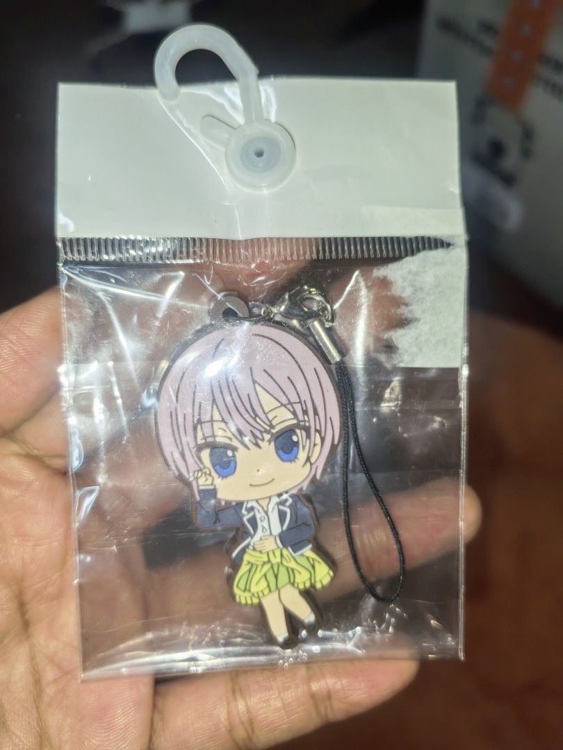Anime Character Rubber Keychain with Coffee Cup Charm (Category: Character Goods) located in Paranaque City. Submitted by furugiyafinds (Listing ID 1441942341, Image 2). Description: Cute anime rubber keychains, one with a coffee cup charm. Both new in original packaging. Perfect for anime fans or as a gift!.