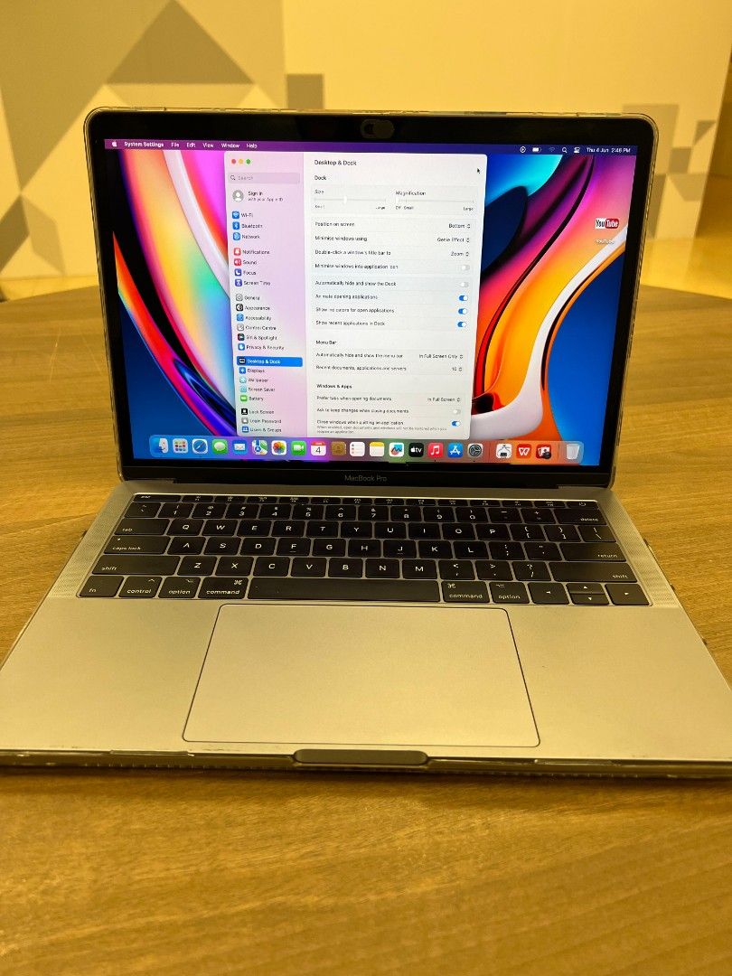 Apple MacBook Pro 13-inch, Intel Core i5, 8GB RAM,512 GB SSD